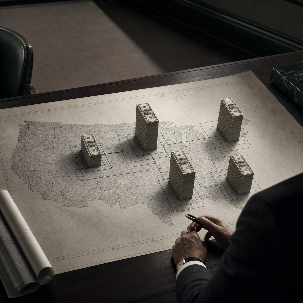 Brazilian business owner reviewing tax savings strategy with Elo Enterprises